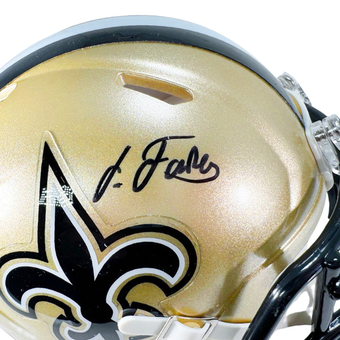 Isaiah Foskey Signed New Orleans Saints Speed Mini Football Helmet (JSA)