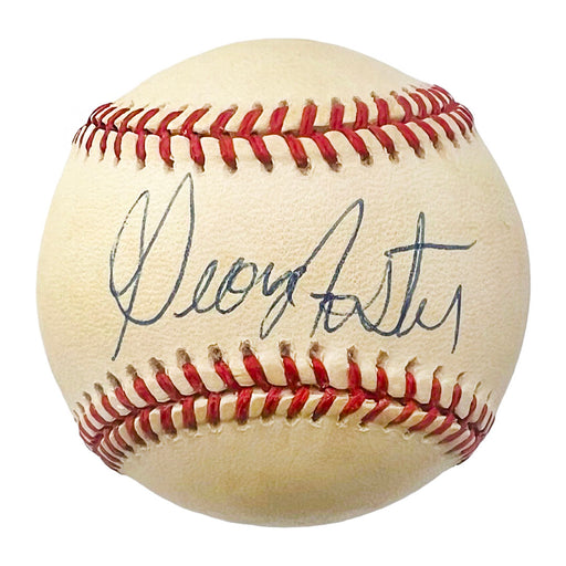 George Foster Signed Rawlings Official Major League Baseball (JSA)