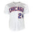 Dexter Fowler Signed 16 WSC Inscription Chicago Pinstripe Baseball Jersey (JSA)