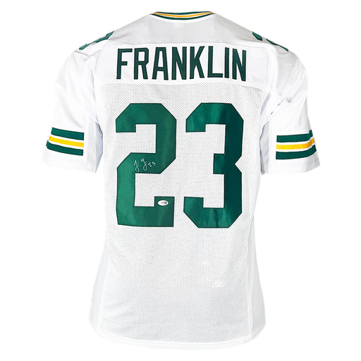 Johnathan Franklin Signed Green Bay White Football Jersey (JSA)