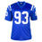 Dwight Freeney Signed HOF 24 Indianapolis Blue Football Jersey (Beckett)
