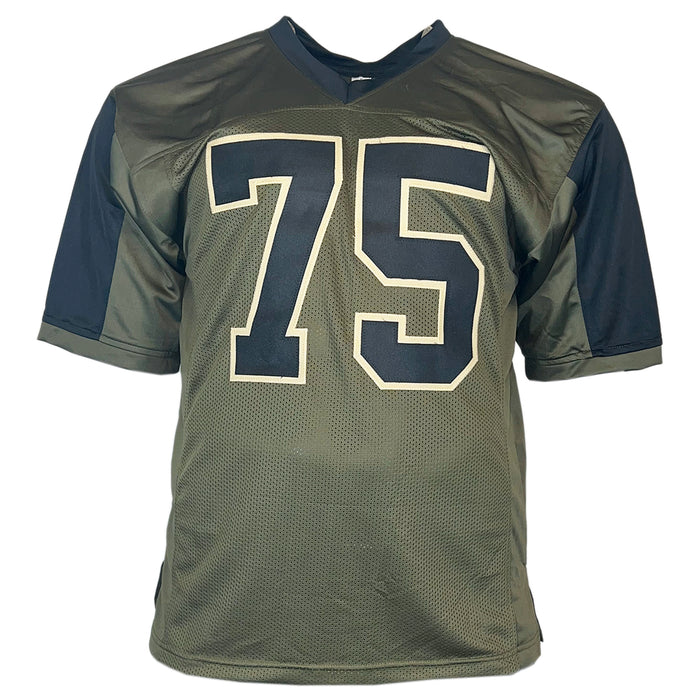 Will Fries Signed Indianapolis Green Salute to Service Football Jersey (Beckett)