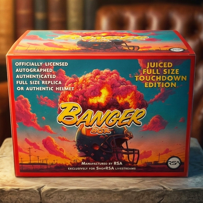 Juiced Autographed Football Helmet Banger Box - Series 2