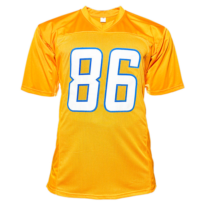 Oronde Gadsden Signed Los Angeles Yellow Football Jersey (Beckett)
