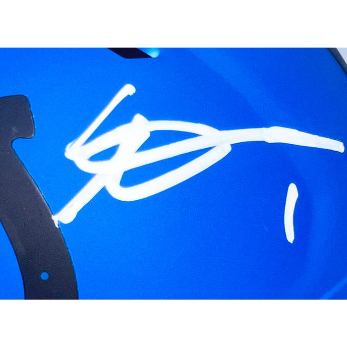 Sauce Gardner Signed Indianapolis Colts Rave Mini Football Helmet (Beckett)