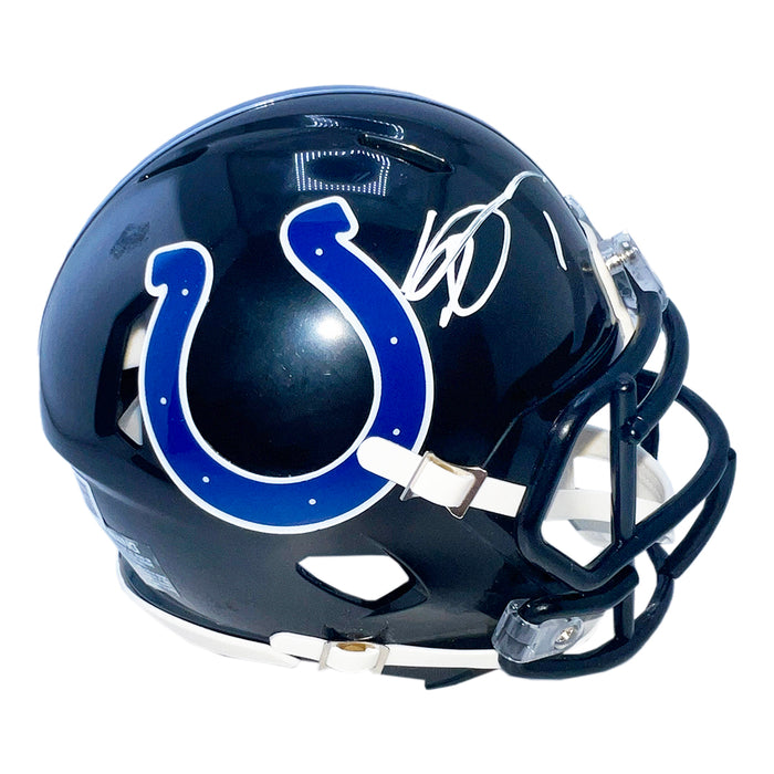 Sauce Gardner Signed Indianapolis Colts Alt 2023 Speed Mini Football Helmet (Beckett)