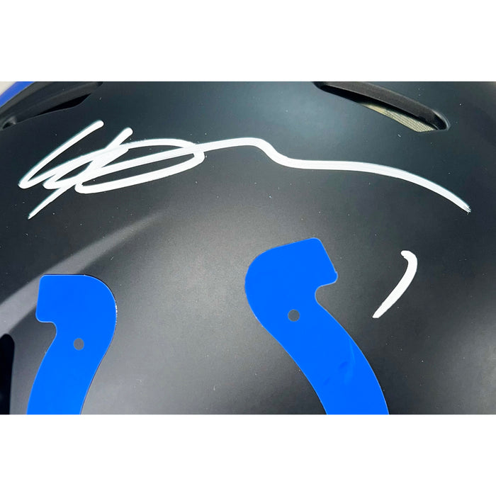 Sauce Gardner Signed Indianapolis Colts Authentic Eclipse Full-Size Football Helmet (Beckett)
