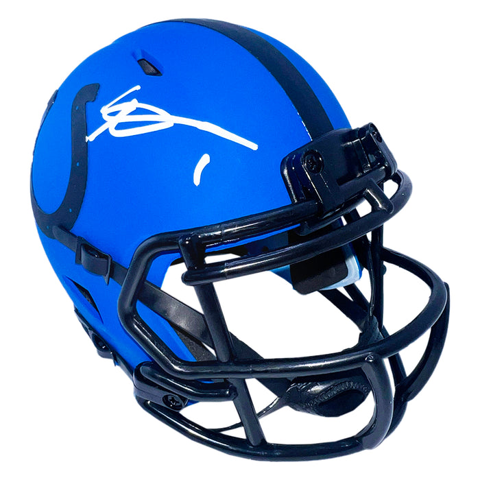 Sauce Gardner Signed Indianapolis Colts Rave Mini Football Helmet (Beckett)