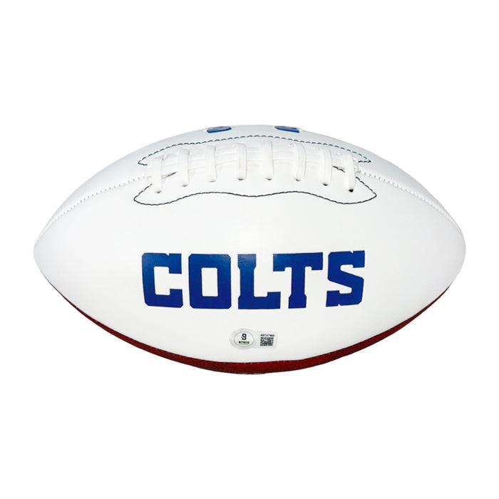 Sauce Gardner Signed Indianapolis Colts Official NFL Team Logo Football (Beckett)
