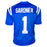 Sauce Gardner Signed Indianapolis Blue Football Jersey (Beckett)