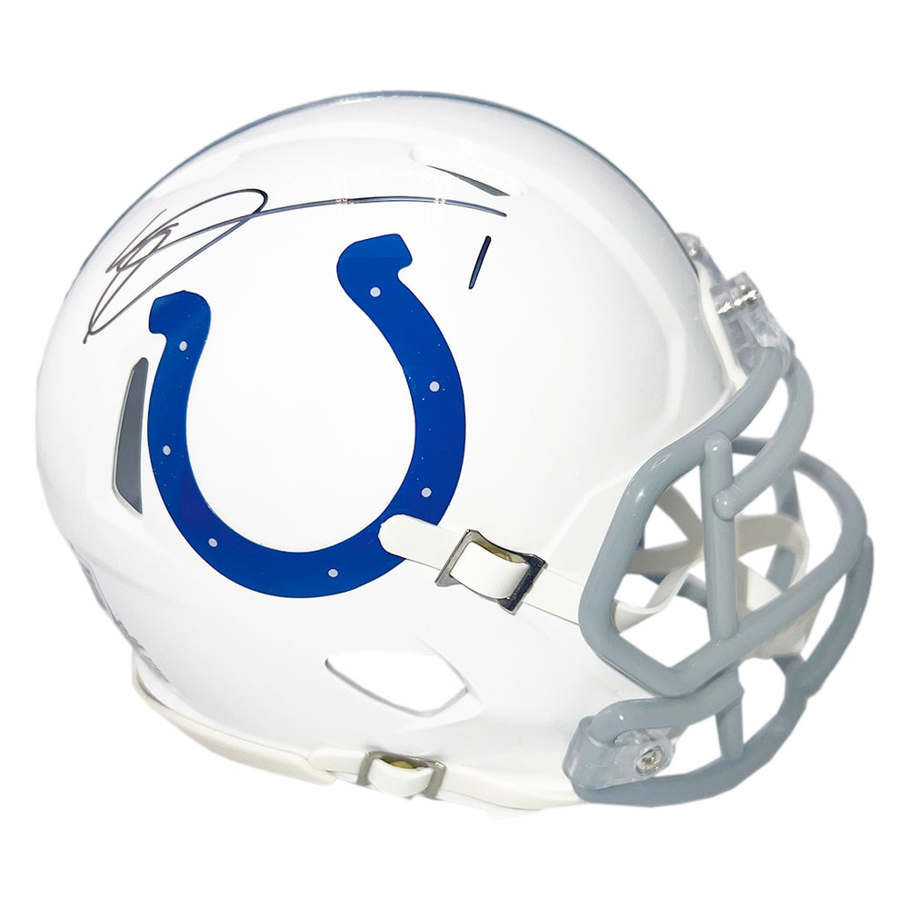 Sauce Gardner Signed Indianapolis Colts Speed Mini Football Helmet (Beckett)