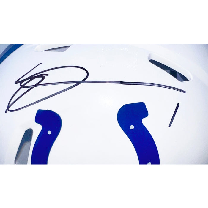 Sauce Gardner Signed Indianapolis Colts Speed Mini Football Helmet (Beckett)