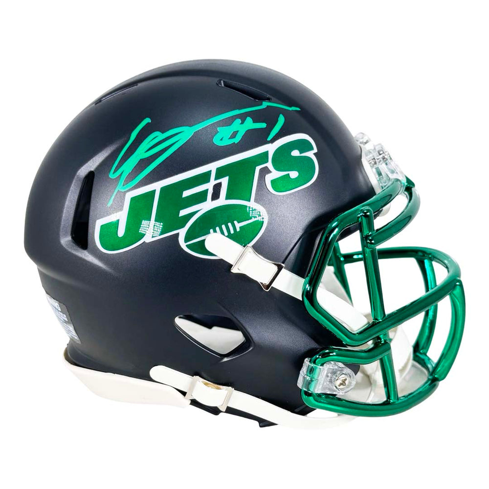 Sauce Gardner Signed New York Jets Alt 2022 Speed Mini Football Helmet (Beckett)