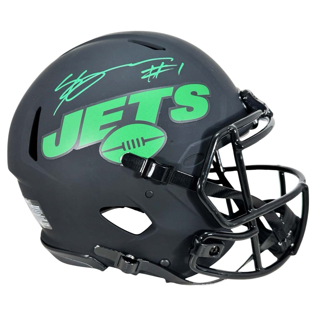 Sauce Gardner Signed New York Jets Authentic Eclipse Speed Full-Size F ...
