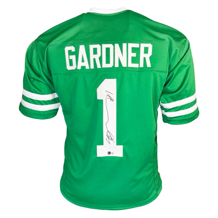 Sauce Gardner Signed New York Green Football Jersey (Beckett)