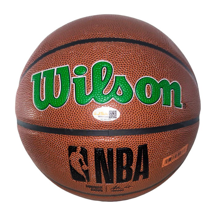 Kevin Garnett Signed Boston Celtics NBA Team Logo Basketball (JSA)