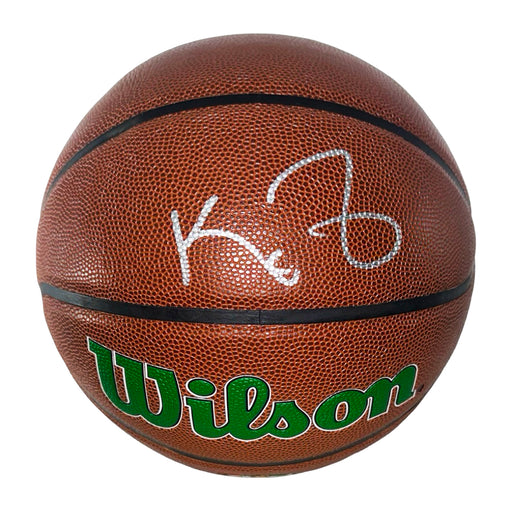 Kevin Garnett Signed Boston Celtics NBA Team Logo Basketball (JSA)