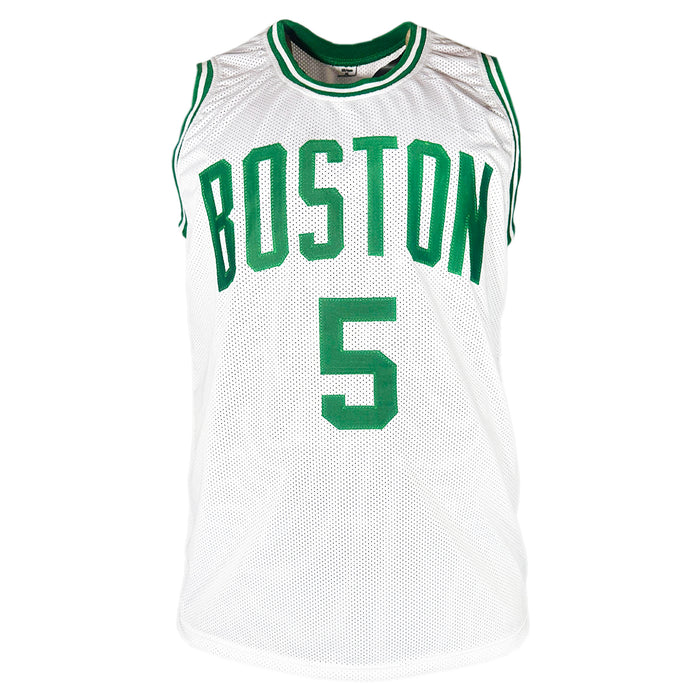 Kevin Garnett Signed Boston White Basketball Jersey (JSA)