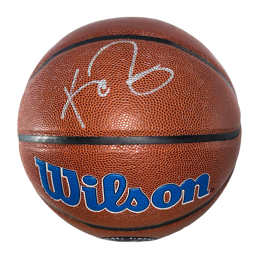 Kevin Garnett Signed Minneota Timberwolves NBA Team Logo Basketball (JSA)
