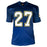 Gary Garrison Signed Ghost Inscription San Diego Navy Football Jersey (JSA)
