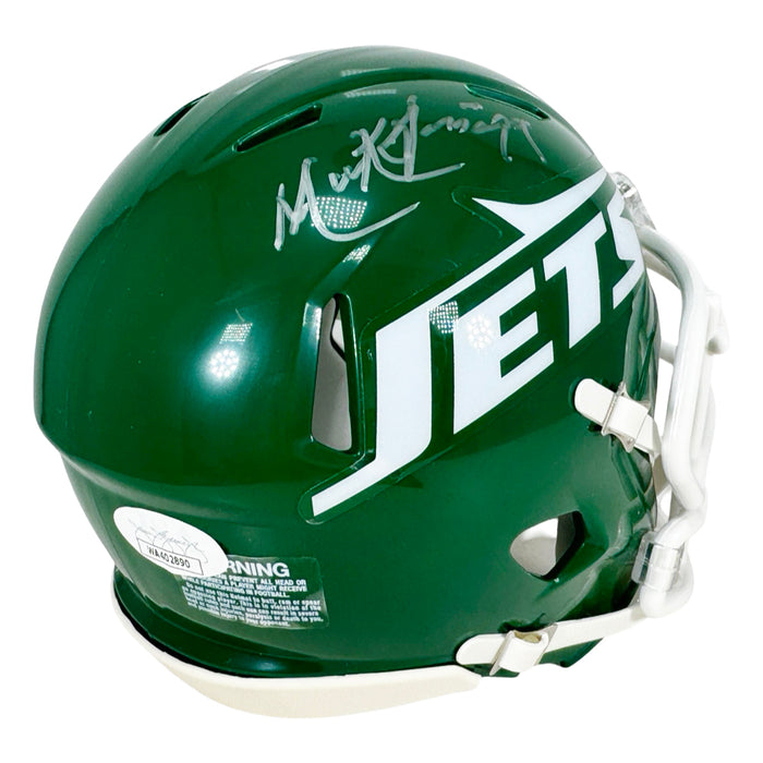 Mark Gastineau Signed New York Jets Throwback 78-89 Speed Mini Football Helmet (JSA)