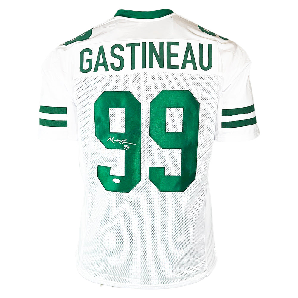 Mark Gastineau Signed New York White Football Jersey (JSA)