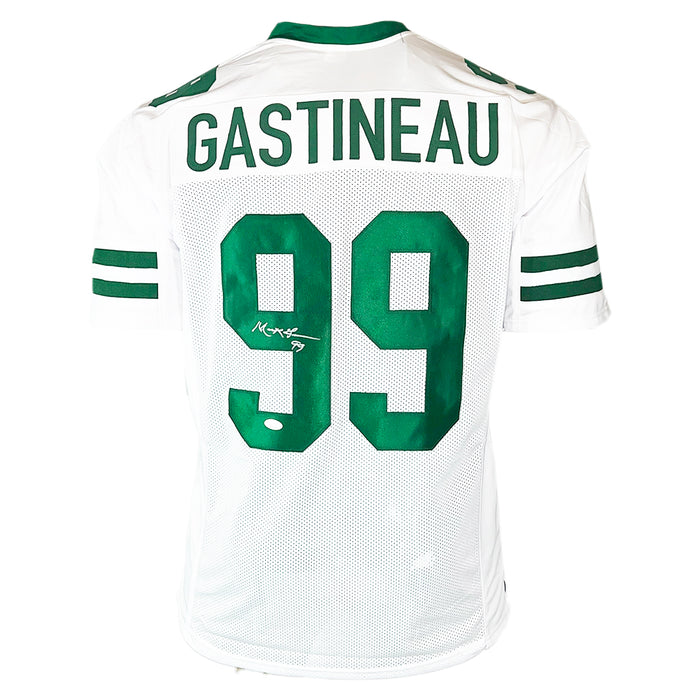 Mark Gastineau Signed New York White Football Jersey (JSA)