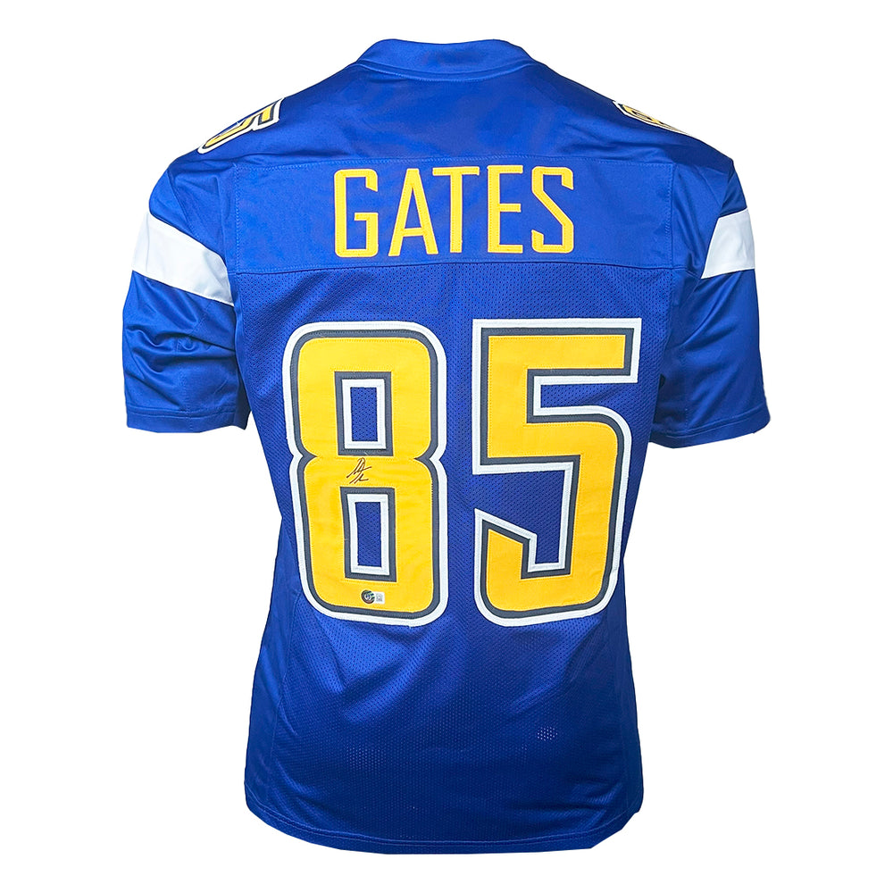 Antonio Gates Signed Los Angeles Royal Blue Football Jersey
