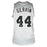 George Gervin Signed San Antonio Grey Basketball Jersey (JSA)