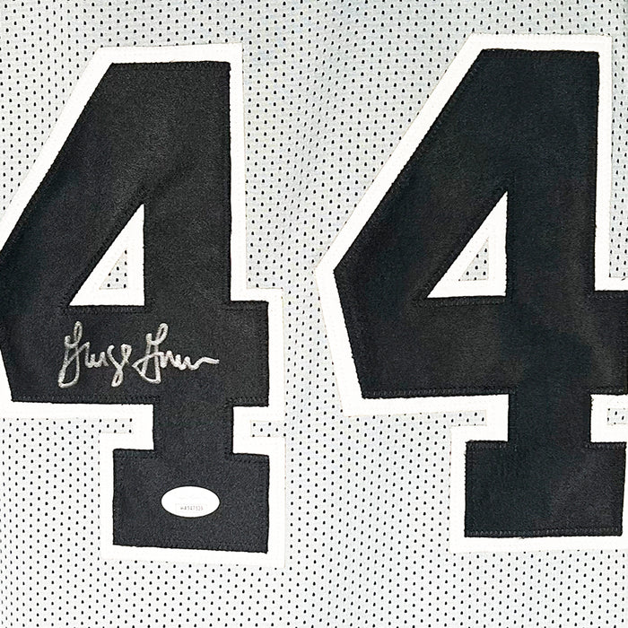George Gervin Signed San Antonio Grey Basketball Jersey (JSA)