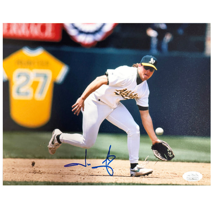 Jason Giambi Signed Oakland Pose 1 Baseball 8x10 Photo (JSA)