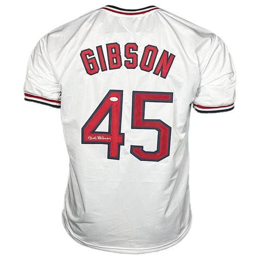 Bob Gibson Signed St Louis White Baseball Jersey (JSA)