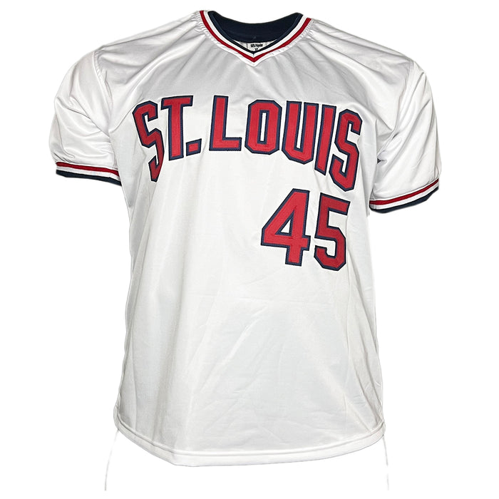 Bob Gibson Signed St Louis White Baseball Jersey (JSA)