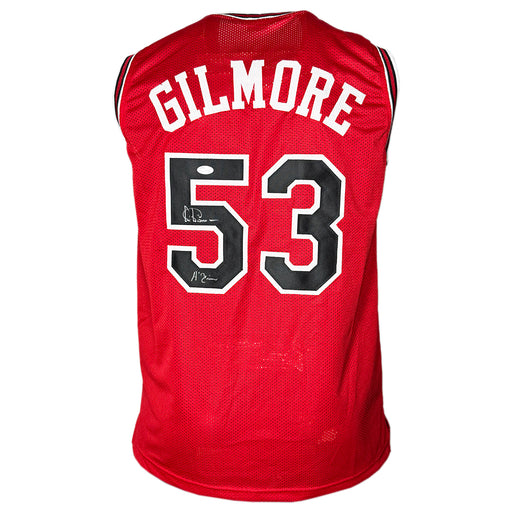 Artis Gilmore Signed A-Train Inscription Chicago Red Basketball Jersey (JSA)