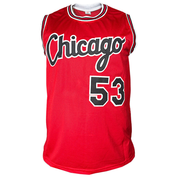Artis Gilmore Signed A-Train Inscription Chicago Red Basketball Jersey (JSA)