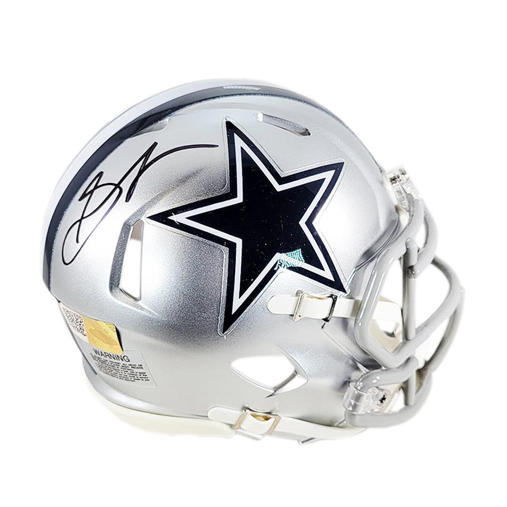 Stephon Gilmore Signed Dallas Cowboys Speed Mini Football Helmet (JSA) - RSA