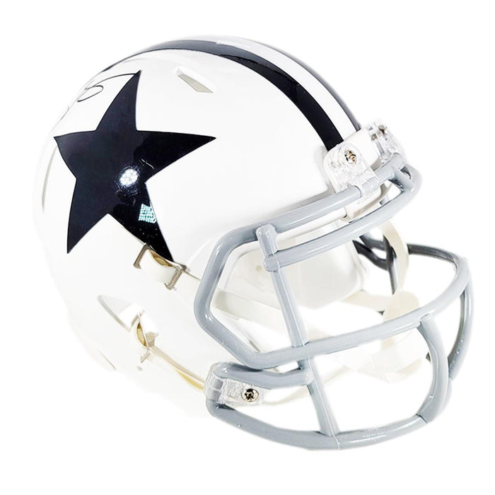 Stephon Gilmore Signed Dallas Cowboys Throwback 1960-63 Speed Mini Football Helmet (JSA) - RSA