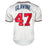 Tom Glavine Signed HOF 14 Inscription Atlanta Grey Baseball Jersey (JSA)
