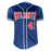Tom Glavine Signed HOF 14 Inscription Atlanta Navy Baseball Jersey (JSA)