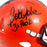 Bob Golic Signed 3x Pro Bowl Inscription Cleveland Browns Speed Mini Football Helmet (JSA)
