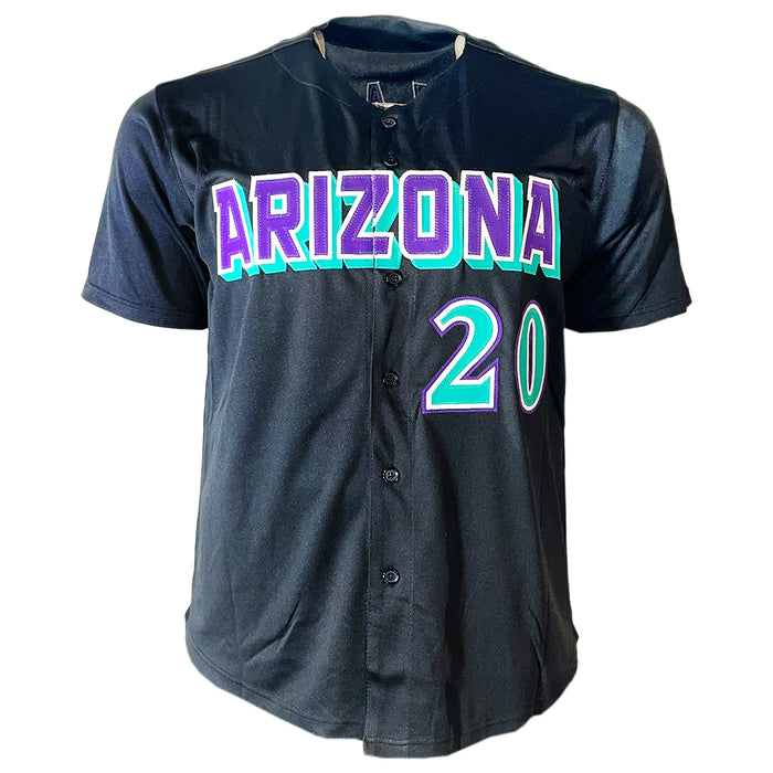Luis Gonzalez Signed Arizona Black Baseball Jersey (JSA)