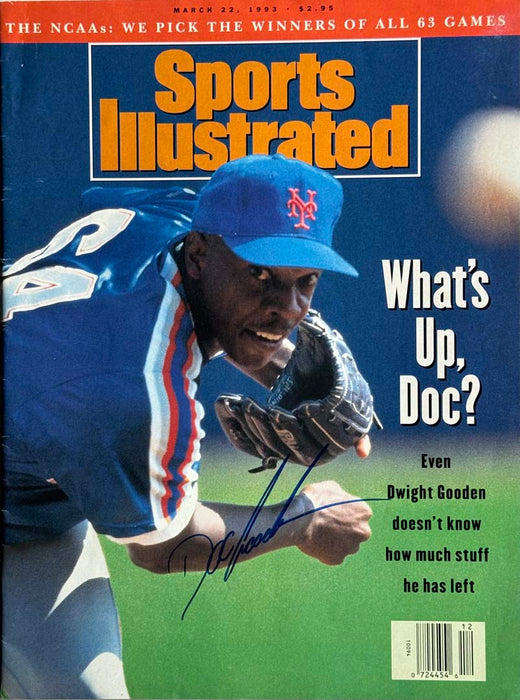 Dwight Gooden Signed Sports Illustrated 3/22/1993 Issue (JSA)