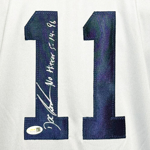 Dwight Gooden Signed No Hitter 5-14-96 Inscription New York Grey Baseball Jersey (JSA)