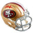 Frank Gore Signed Red Ink San Francisco 49ers Speed Mini Football Helmet (Beckett)