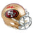 Frank Gore Signed Red Ink San Francisco 49ers Speed Mini Football Helmet (Beckett)