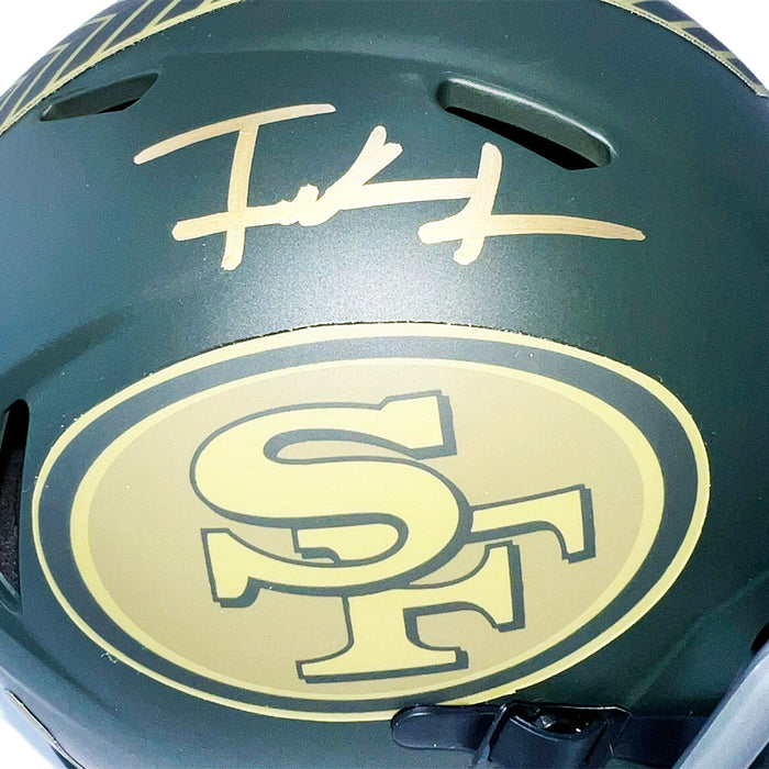 Frank Gore Signed San Francisco 49ers Salute 2025 Mini Football Helmet (Beckett)