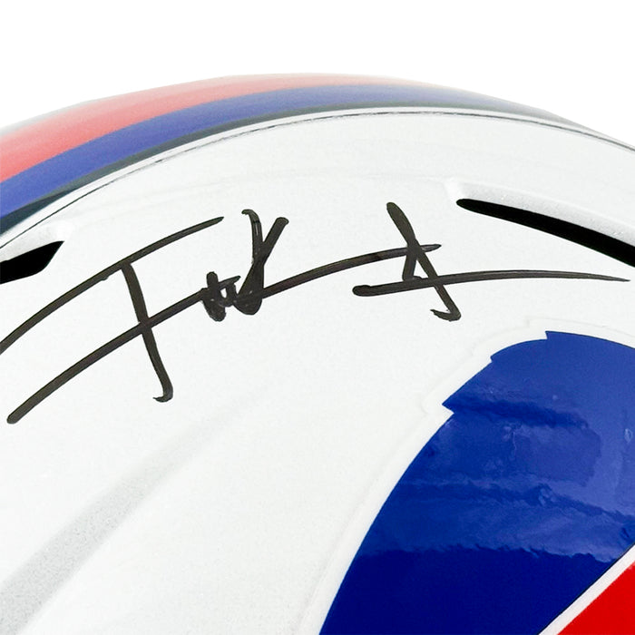 Frank Gore Signed Buffalo Bills Speed Full-Size Replica Football Helmet (Beckett)