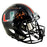 Michael Irvin and Frank Gore Signed Miami Hurricanes Speed Full-Size Replica Football Helmet (Beckett)