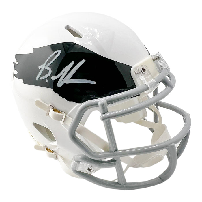 Brandon Graham Signed Philadelphia Eagles 1969-73 Throwback Speed Mini Football Helmet (JSA)