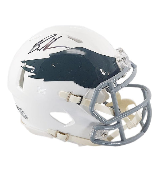 Brandon Graham Signed Philadelphia Eagles 1969-73 Throwback Speed Mini Football Helmet (JSA) - RSA